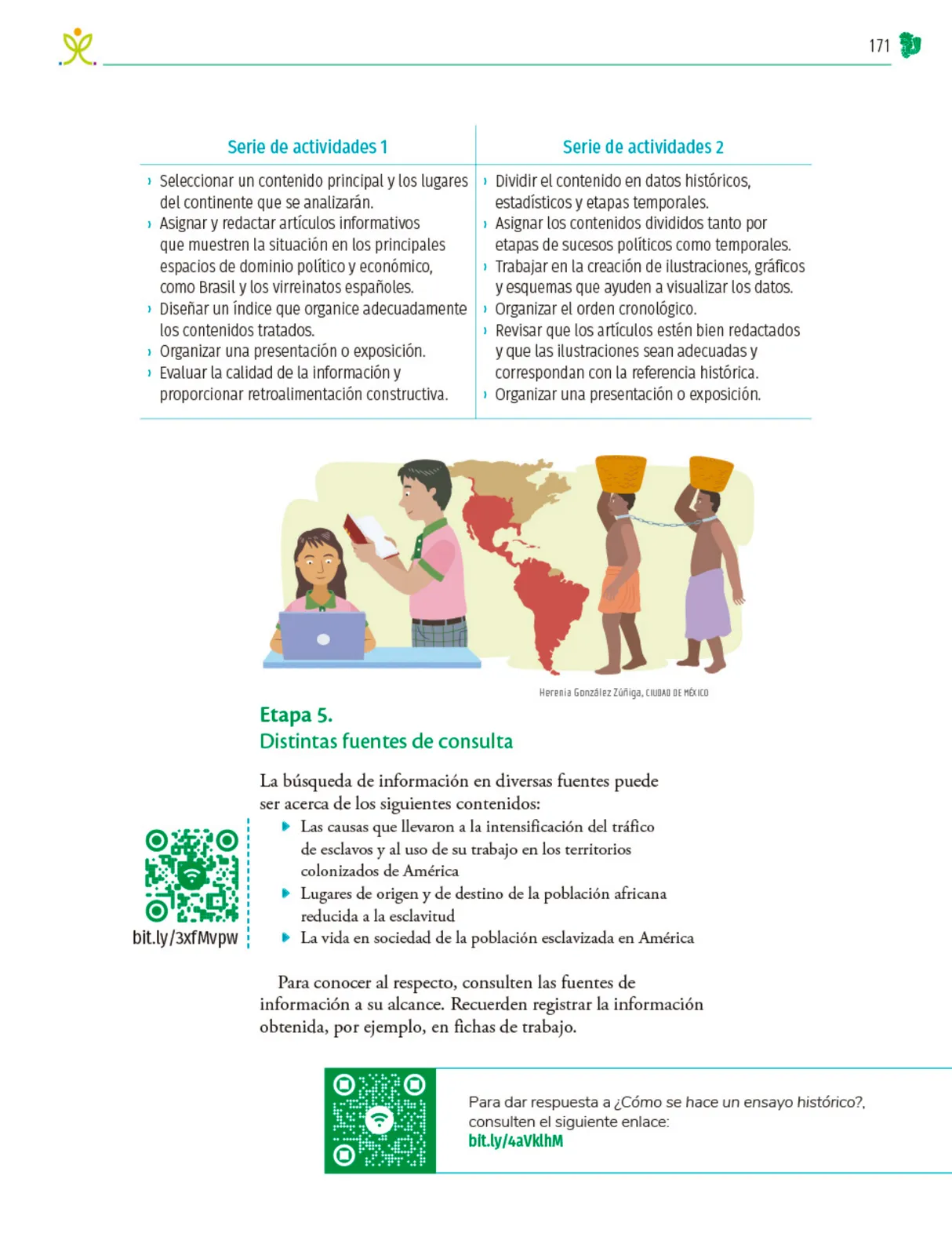 Miniatura página 172 de Colección Nanahuatzin. Nuestro libro de Proyectos.  Tomo II.  Libro de Educación Telesecundaria Grado 3°  Ciclo Escolar 2025 - 2026