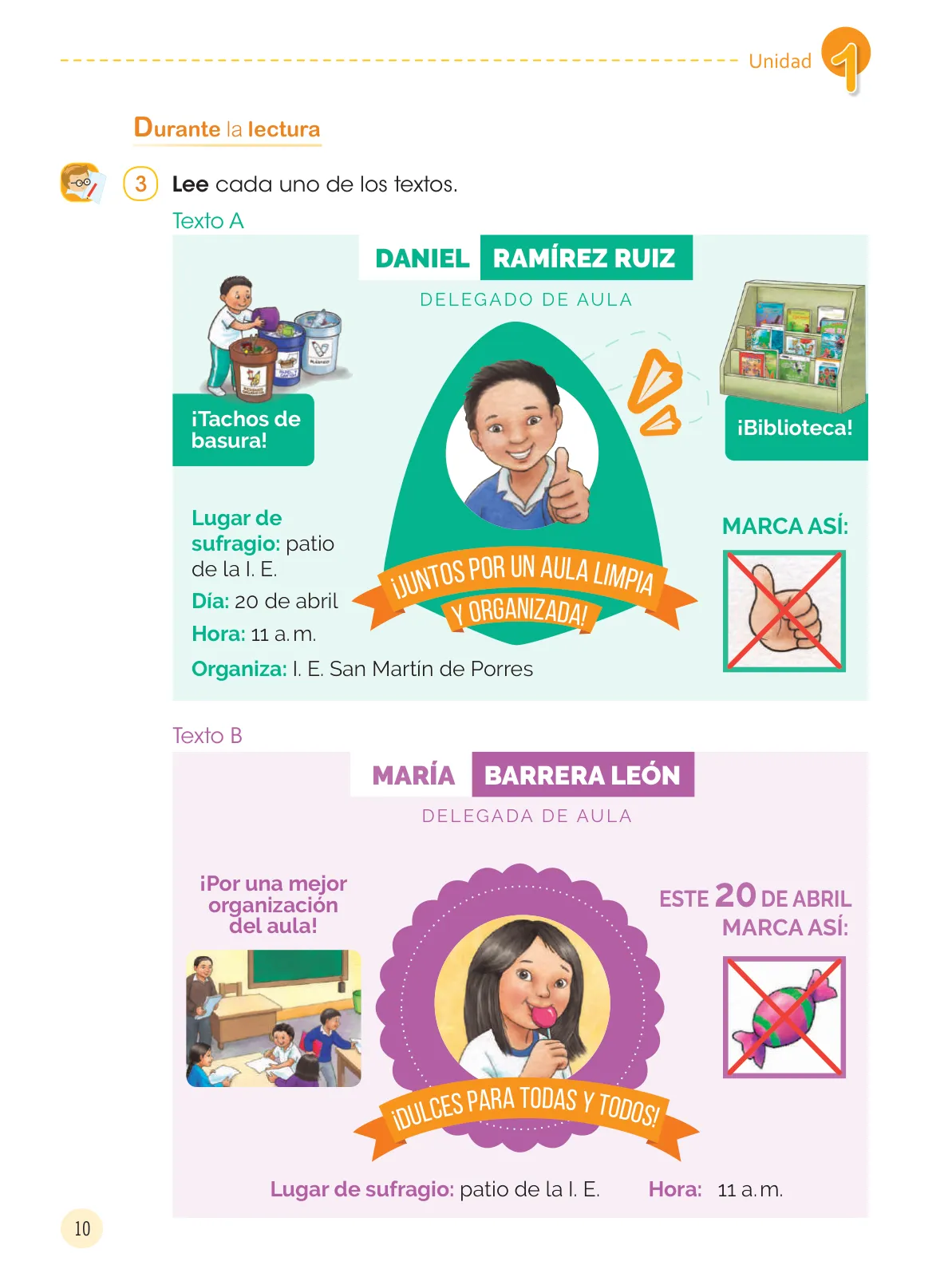 Página 12 de Comunicación 4 : cuaderno de trabajo para cuarto grado de Educación Primaria 2019 · 2019