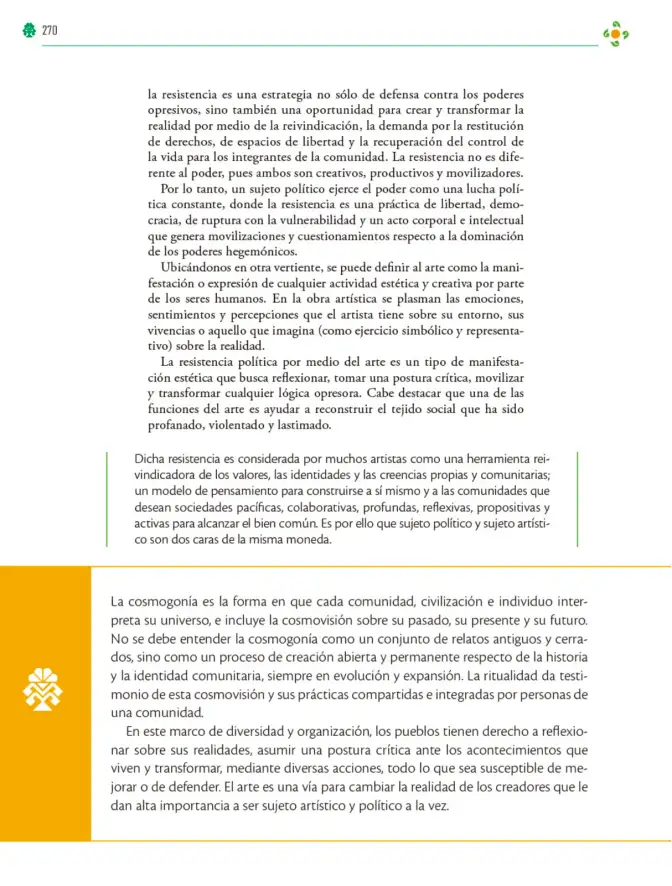 Página 271 de Colección Sk´asolil. Lenguajes. Libro de Educación Telesecundaria Grado 2° Ciclo Escolar 2025 - 2026