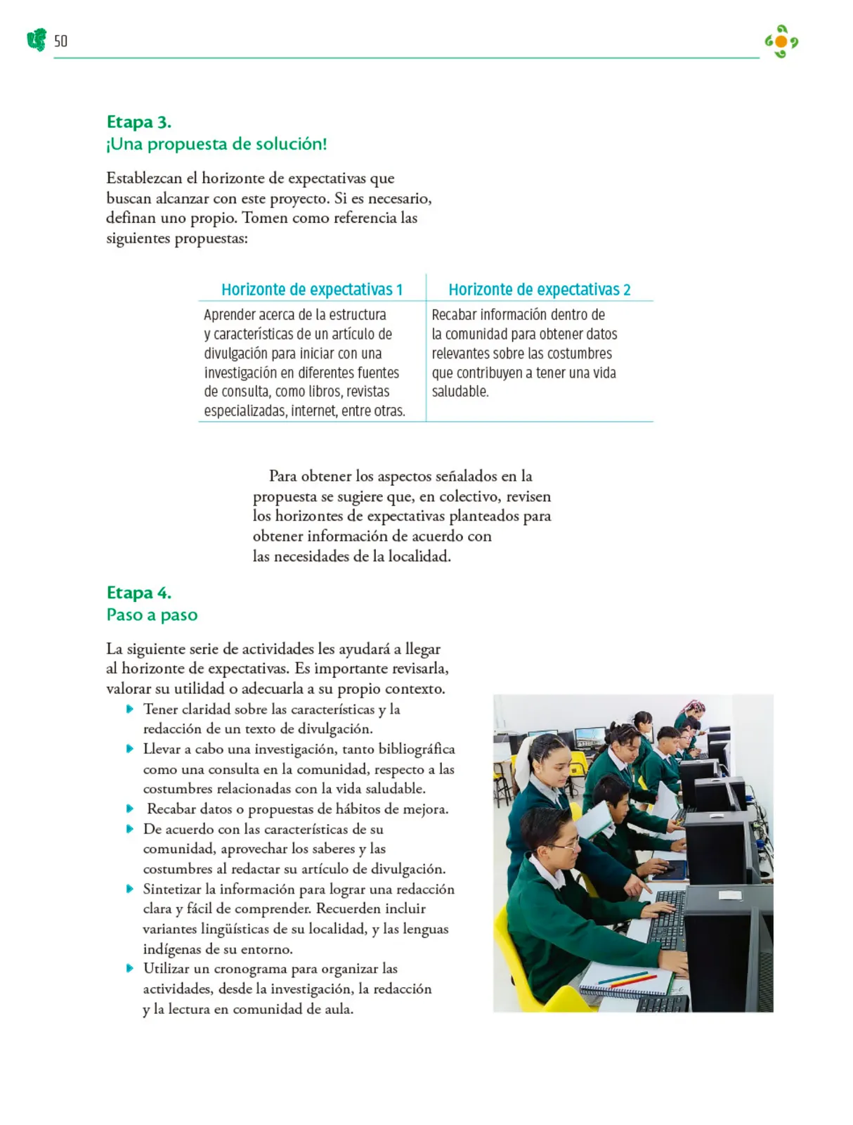 Miniatura página 51 de Colección Ximhai. Nuestro libro de Proyectos.  Tomo III.  Libro de Educación Telesecundaria Grado 1°  Ciclo Escolar 2025 - 2026