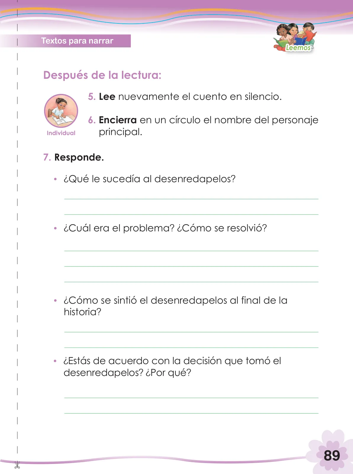 Miniatura página 91 de Comunicación 2 : cuaderno de trabajo para segundo grado de Educación Primaria 2019 · 2019