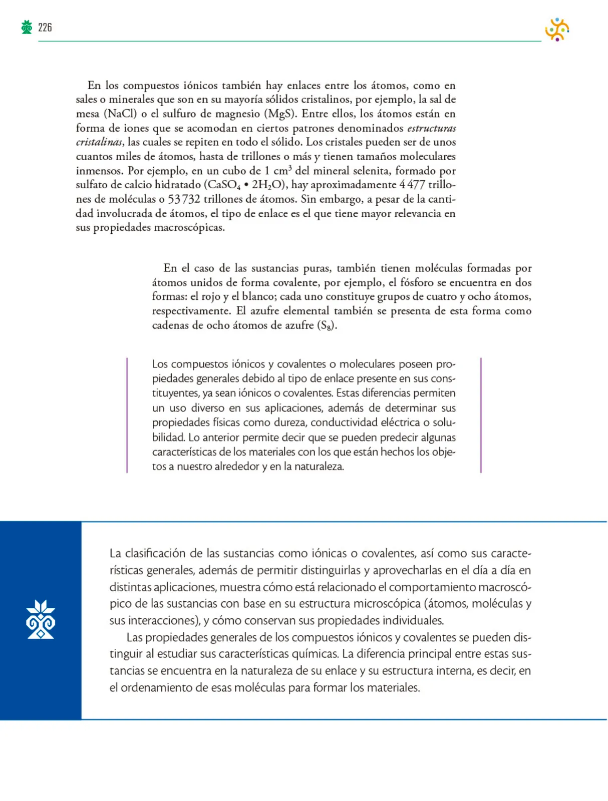 Página 227 de Colección Nanahuatzin. Saberes y pensamiento científico. Libro de Educación Telesecundaria Grado 3° Ciclo Escolar 2025 - 2026