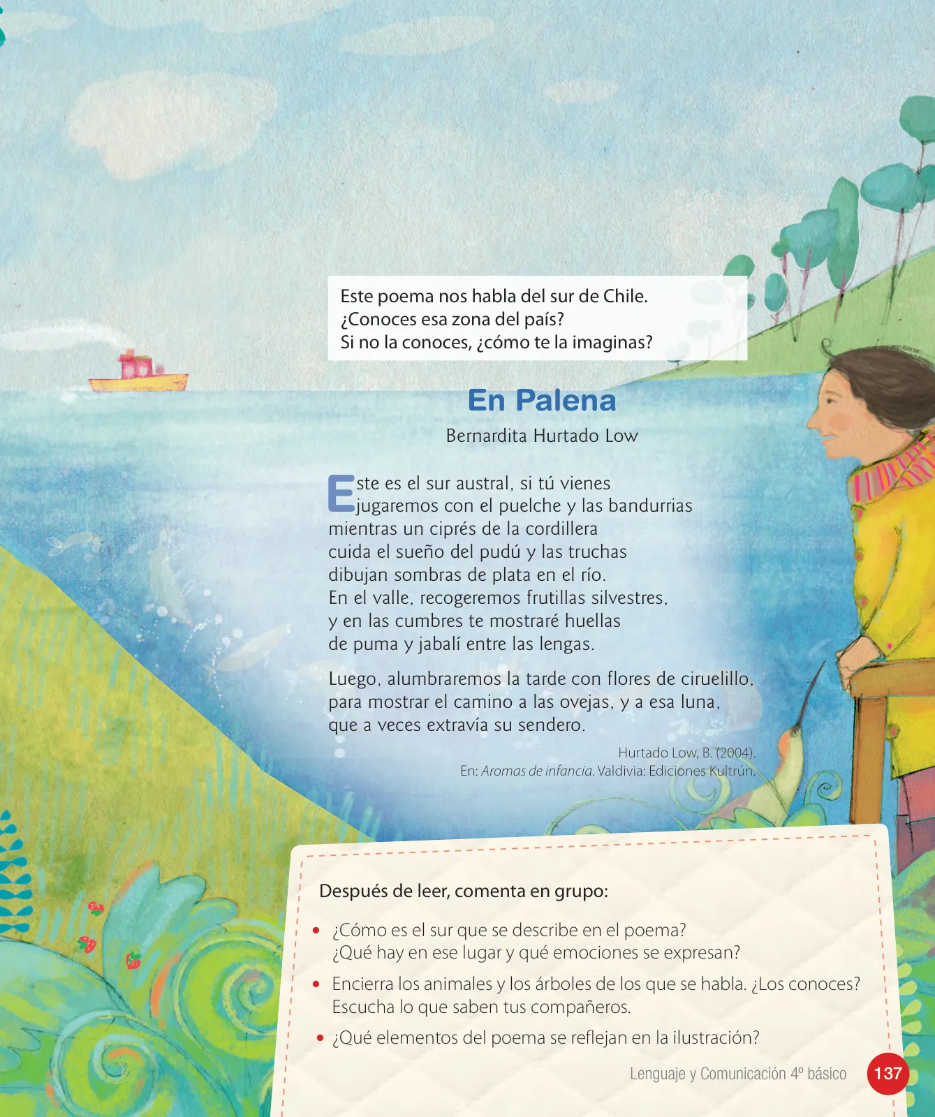 Página 139 de Lenguaje y Comunicación – Cuarto Básico | Texto del Estudiante MINEDUC – Descargar PDF · 2024