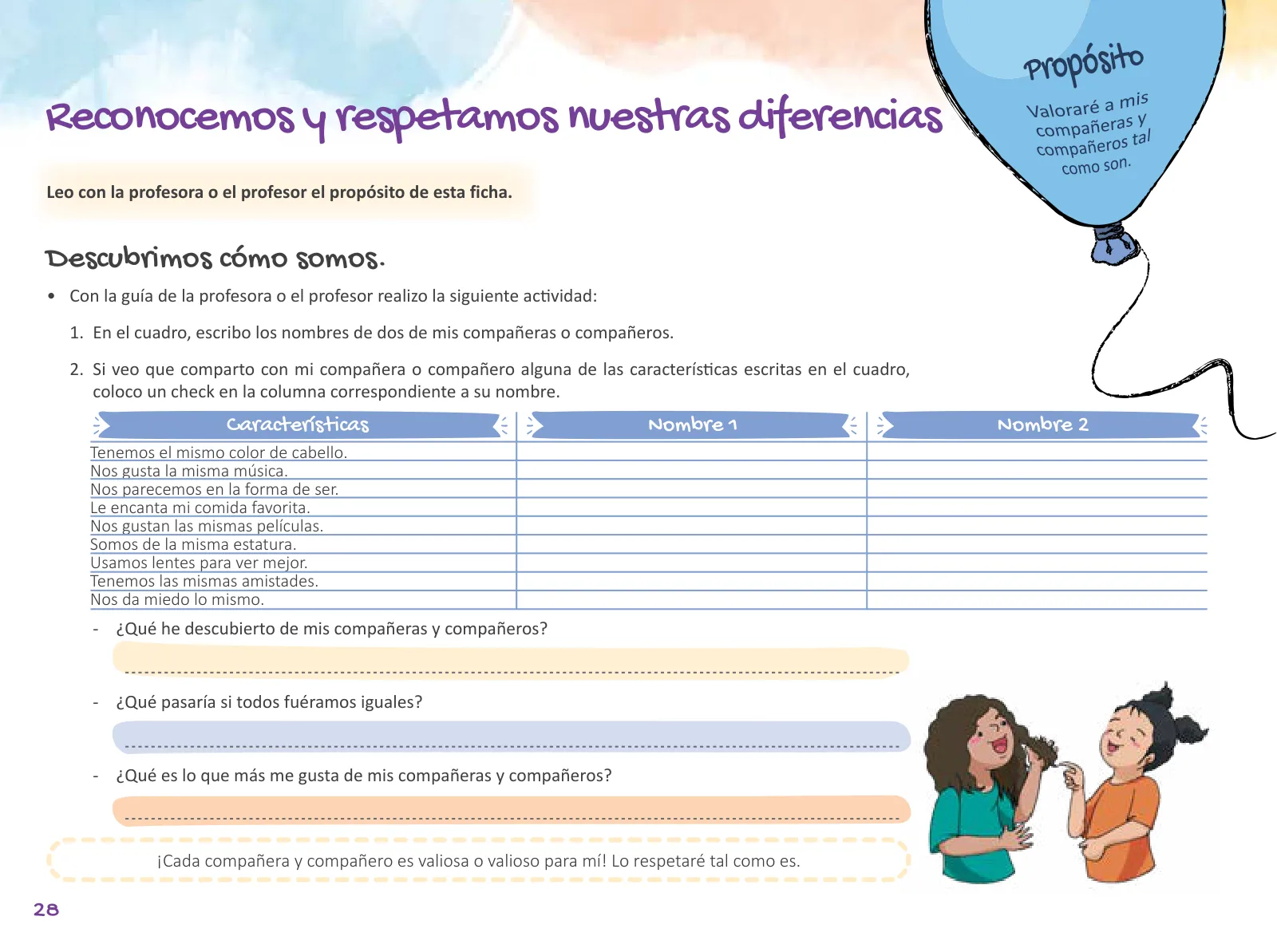 Página 30 de Cuadernillo de Tutoría 5 : quinto grado de Educación Primaria · 2021