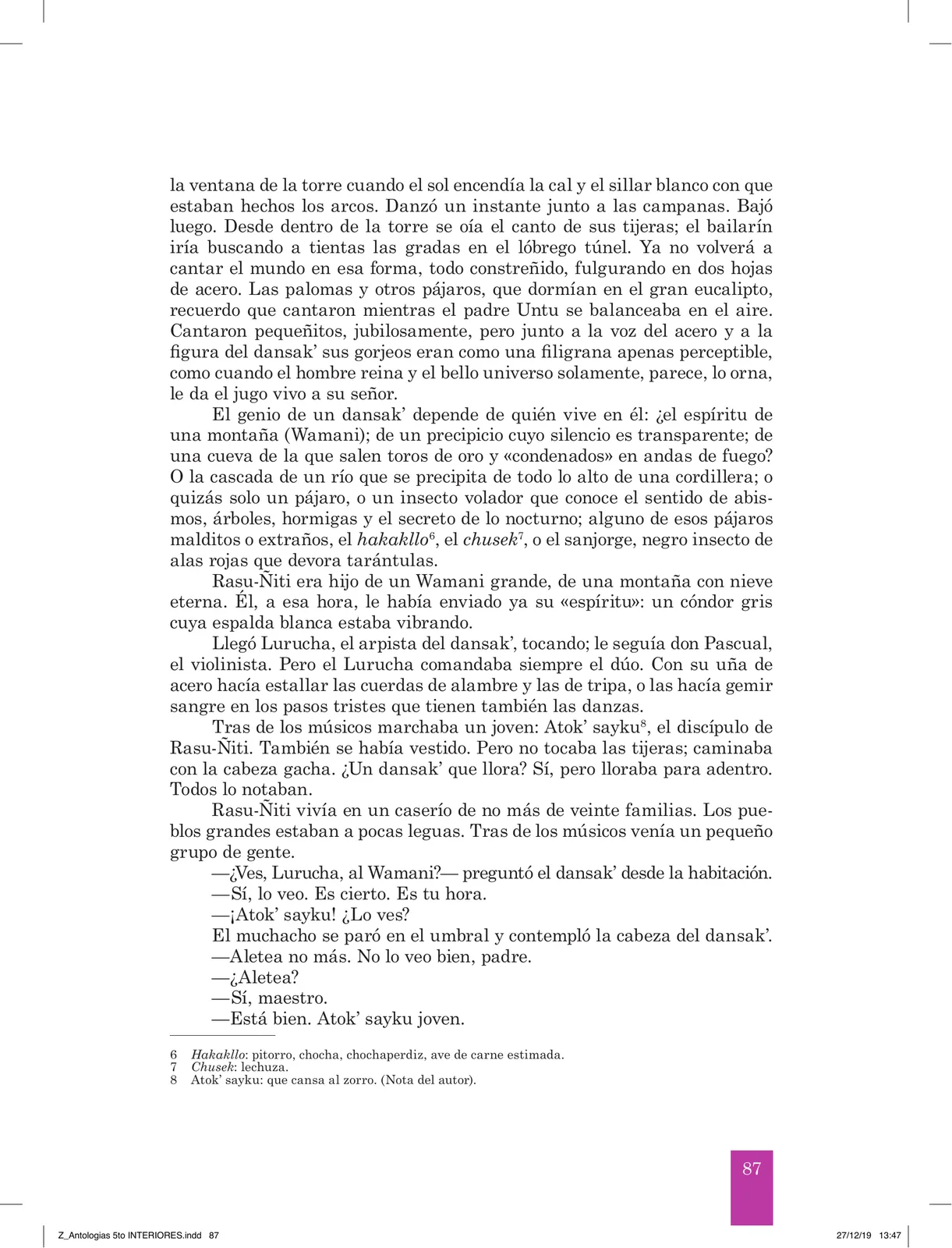 Miniatura página 89 de Antología literaria 5 · 2019