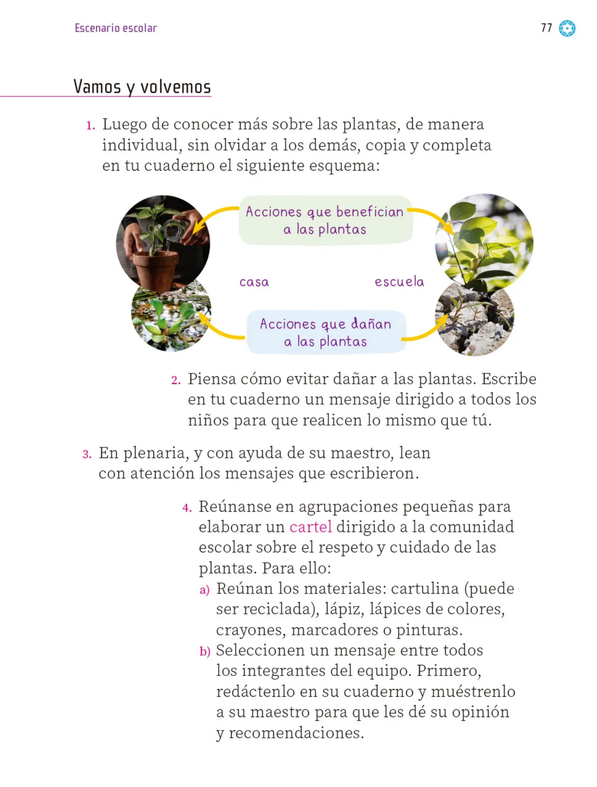 Miniatura página 78 de Proyectos Escolares.   Libro de Educación Primaria Grado 1°  Ciclo Escolar 2025 - 2026