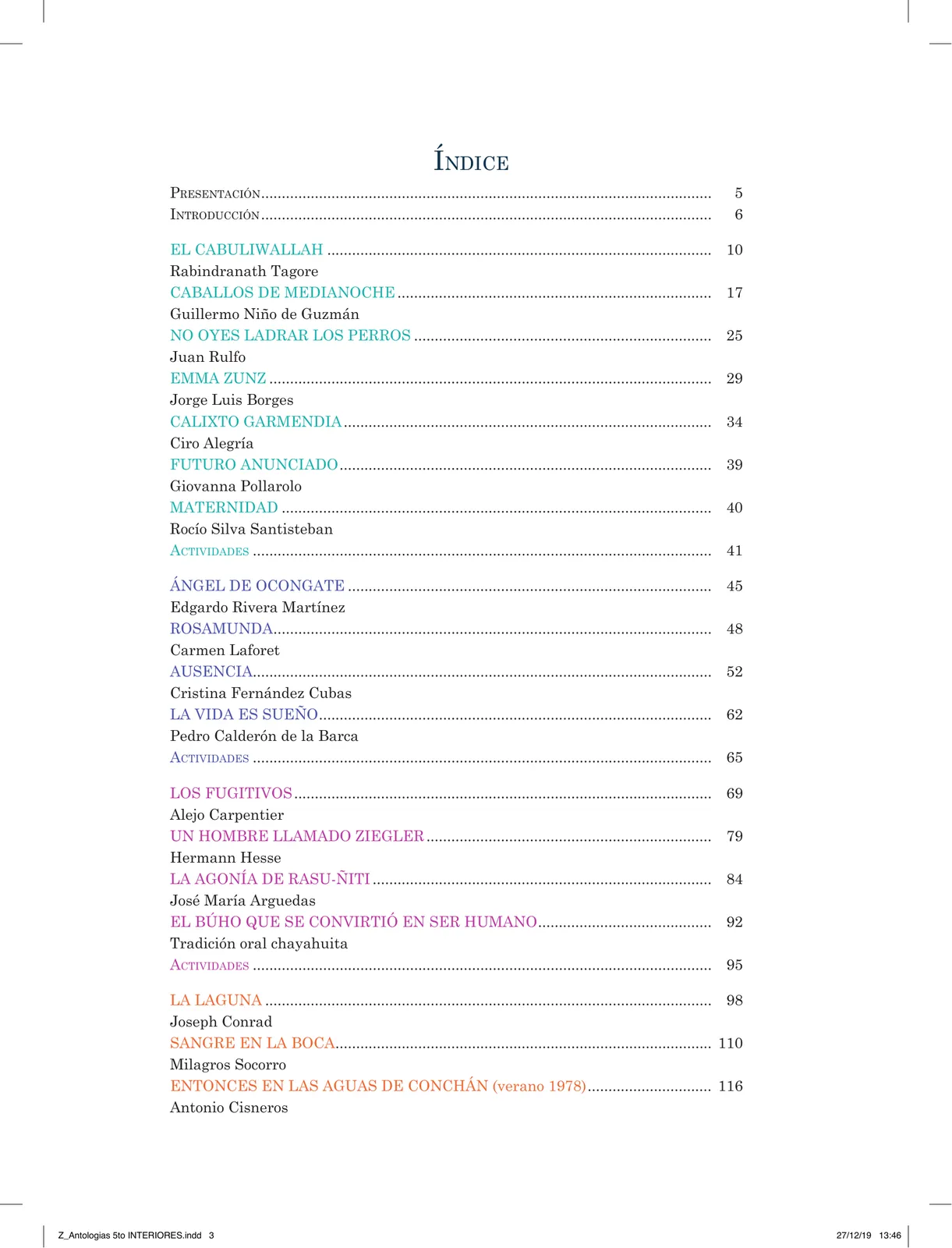 Página 5 de Antología literaria 5 · 2019