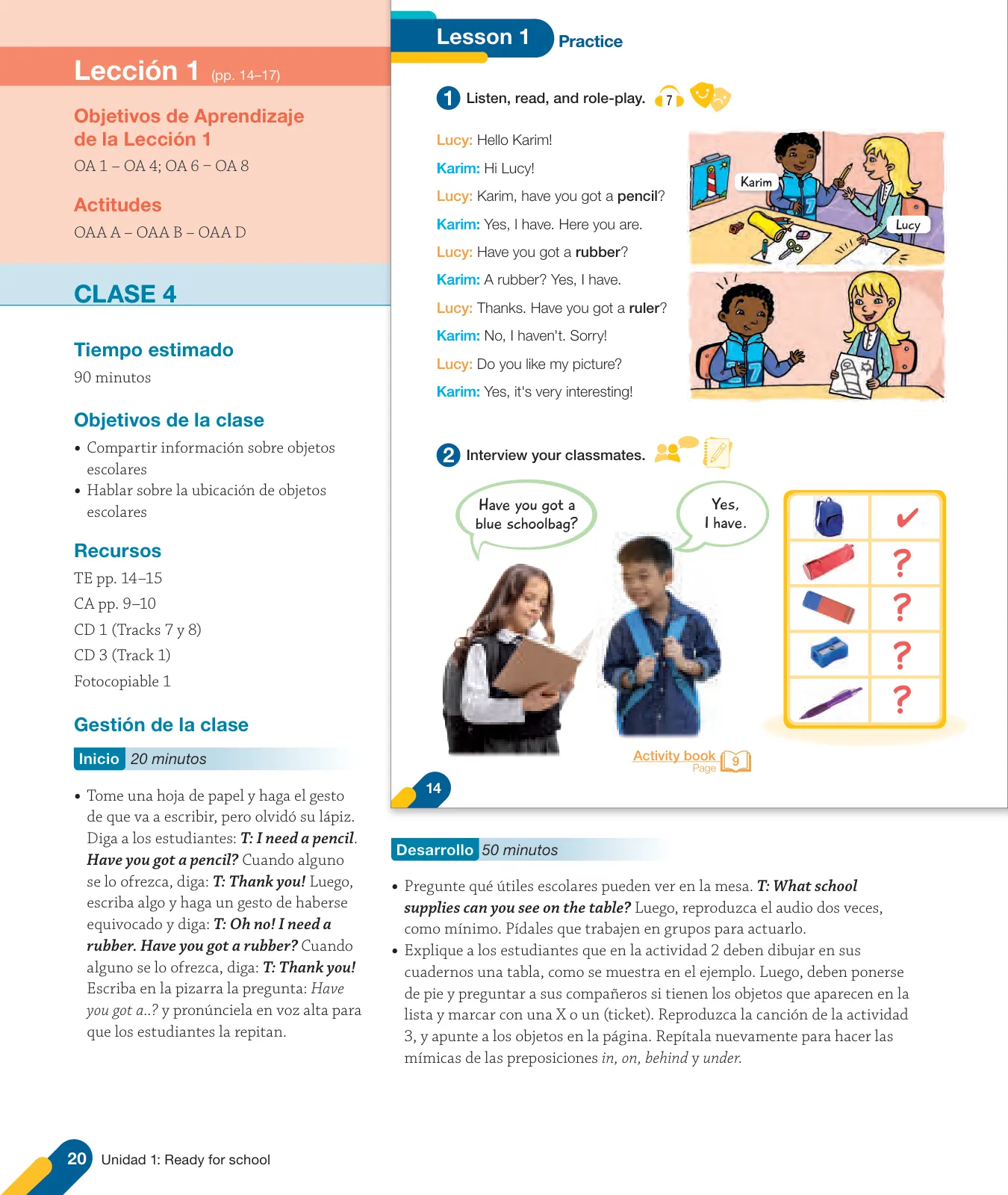 Página 22 de Inglés – Tercero Básico | Texto del Estudiante MINEDUC – Descargar PDF · 2024