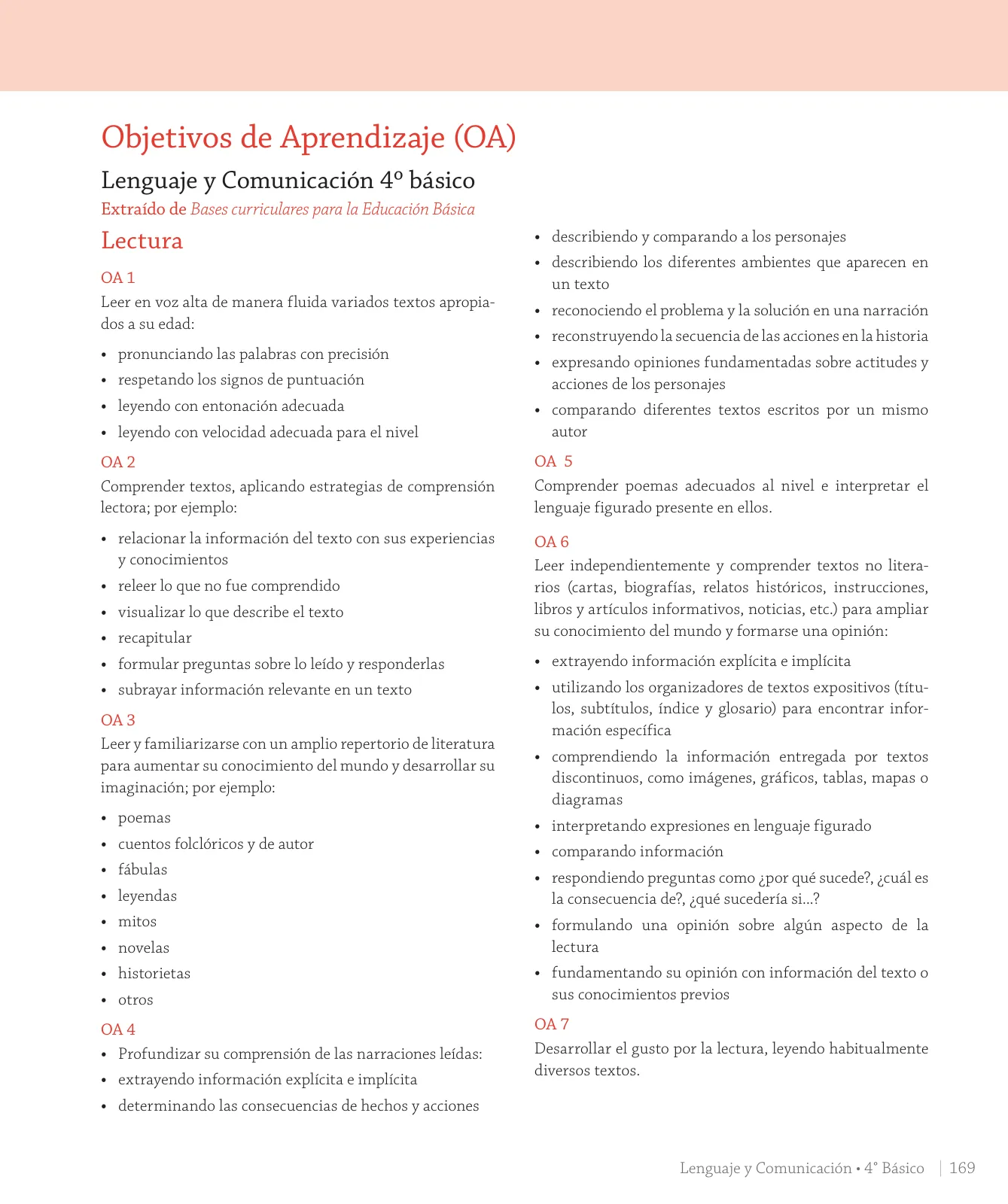 Página 301 de Lenguaje y Comunicación – Cuarto Básico | Texto del Estudiante MINEDUC – Descargar PDF · 2024