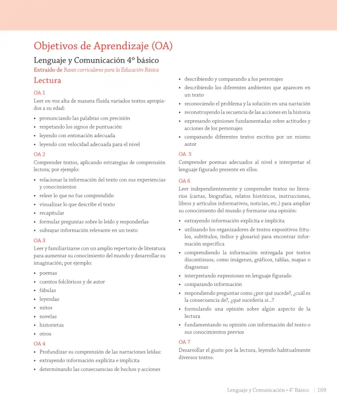 Página 301 de Lenguaje y Comunicación – Cuarto Básico | Texto del Estudiante MINEDUC – Descargar PDF · 2024