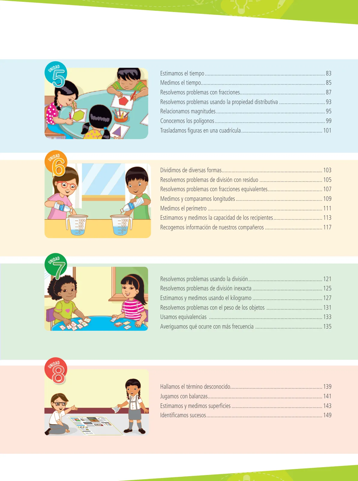 Miniatura página 7 de Matemática 4 : cuaderno de trabajo para cuarto grado de Educación Primaria 2019 · 2019