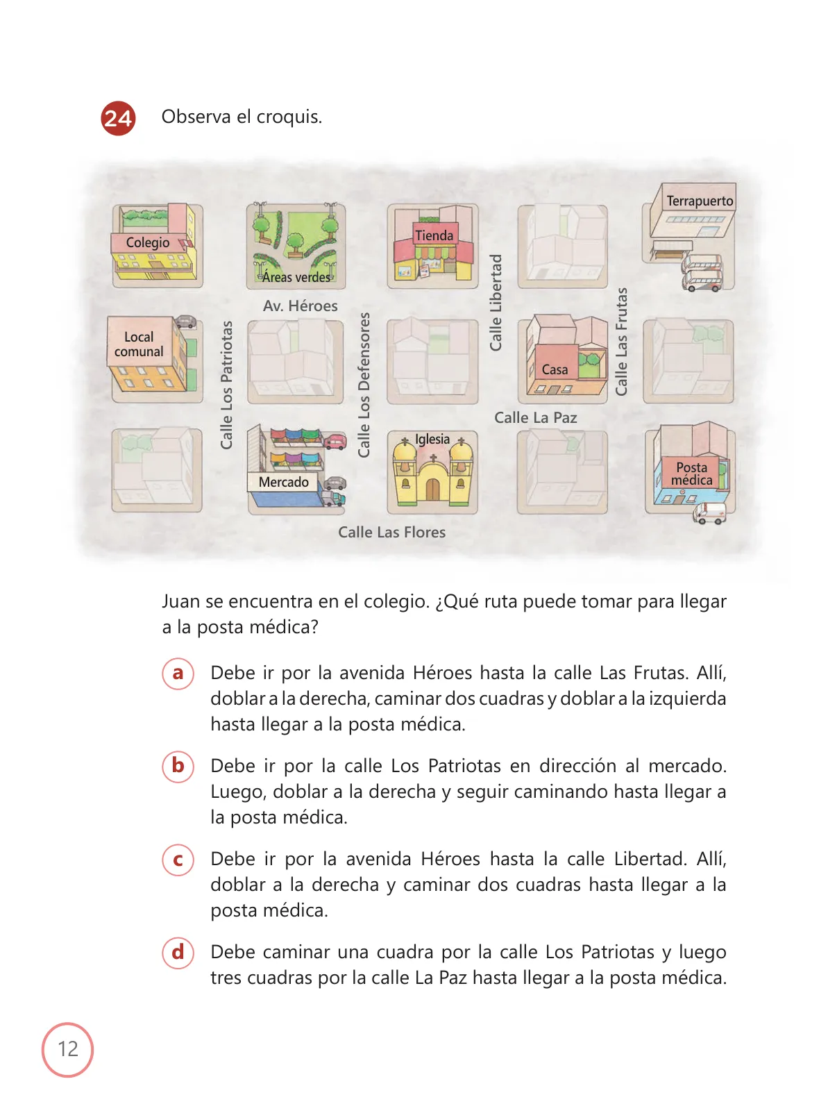 Miniatura página 12 de Kit de evaluación Proceso 2 Demostrando lo que aprendimos : Matemática, segundo trimestre, ﻿Cuarto grado - Primaria · 2019