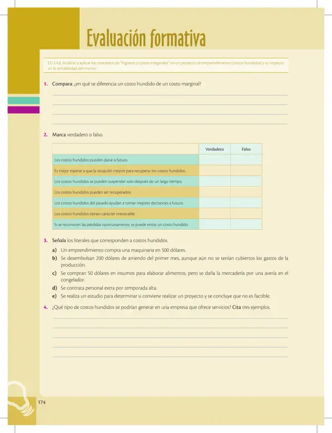 Página 174 de Emprendimiento Y Gestion 2° · Bgu 2 Emprendimiento Y Gestion 2019 · 2019