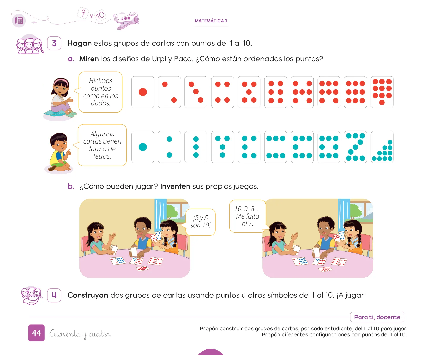 Página 46 de Cuadernillo de Matemática 1, primer grado de Primaria · 2023