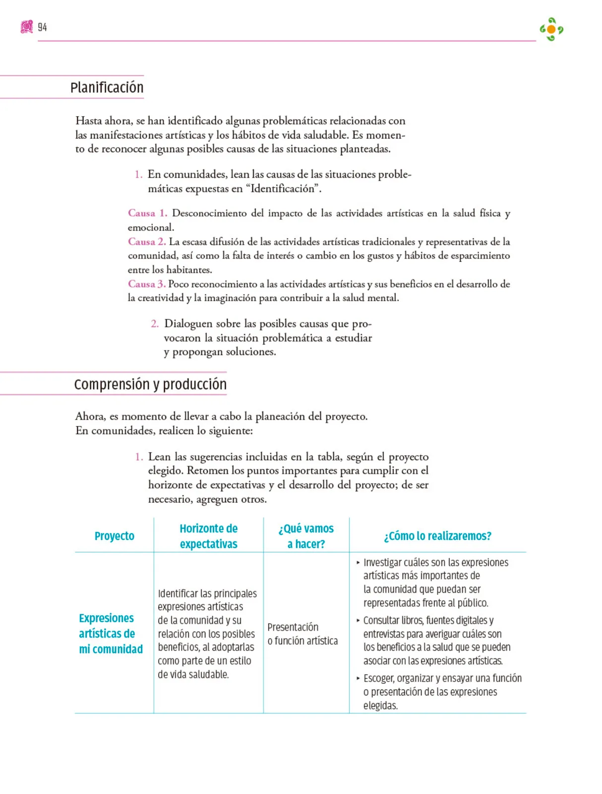 Miniatura página 95 de Colección Ximhai. Nuestro libro de proyectos.   Libro de Educación Secundaria Grado 1°  Ciclo Escolar 2025 - 2026