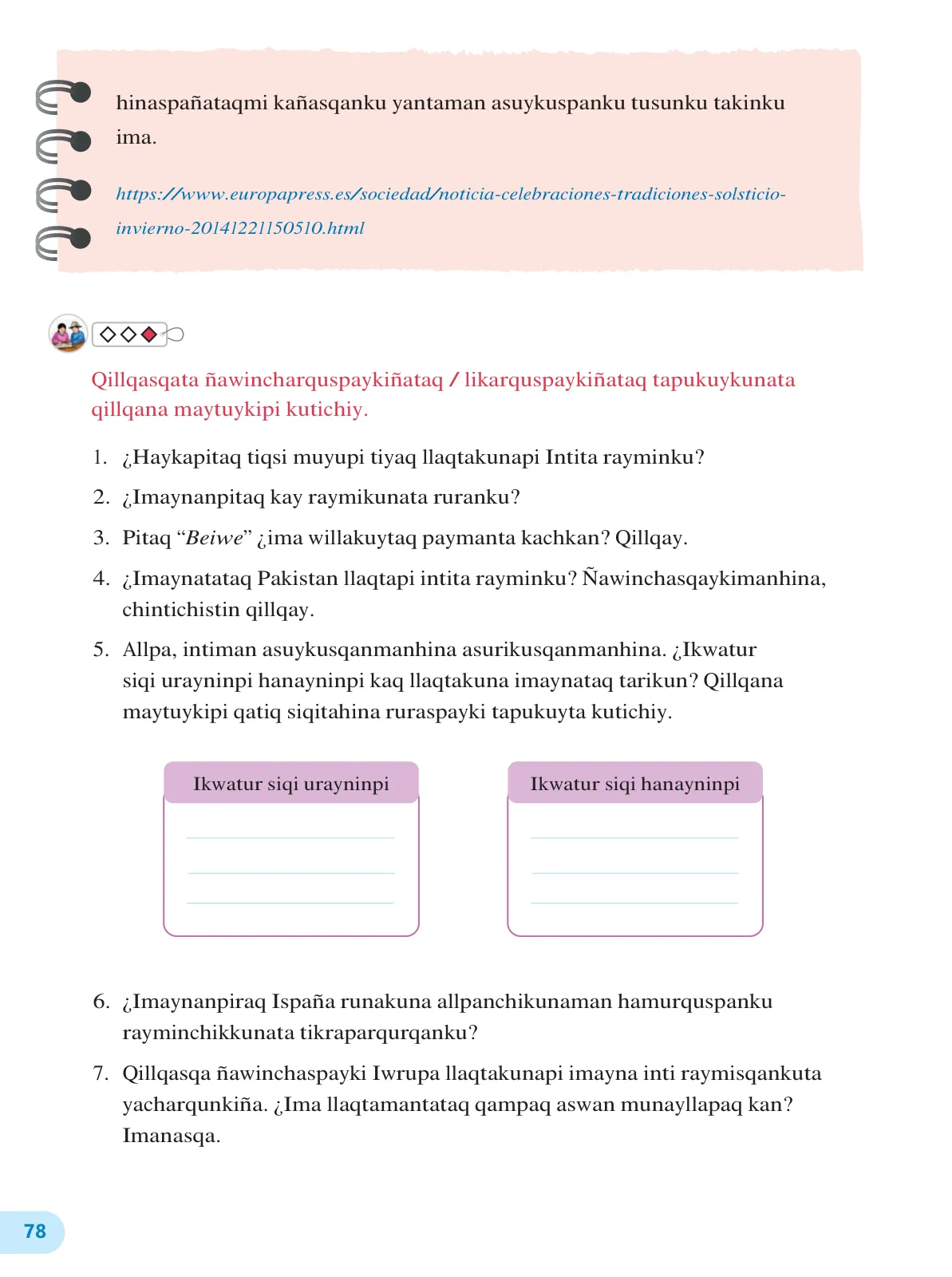Página 80 de 4 Rimana - Qillqasqa maytu - Qichwa, Chanka. Texto de Comunicación del 4° de Secundaria - Quechua, Chanka · 2023