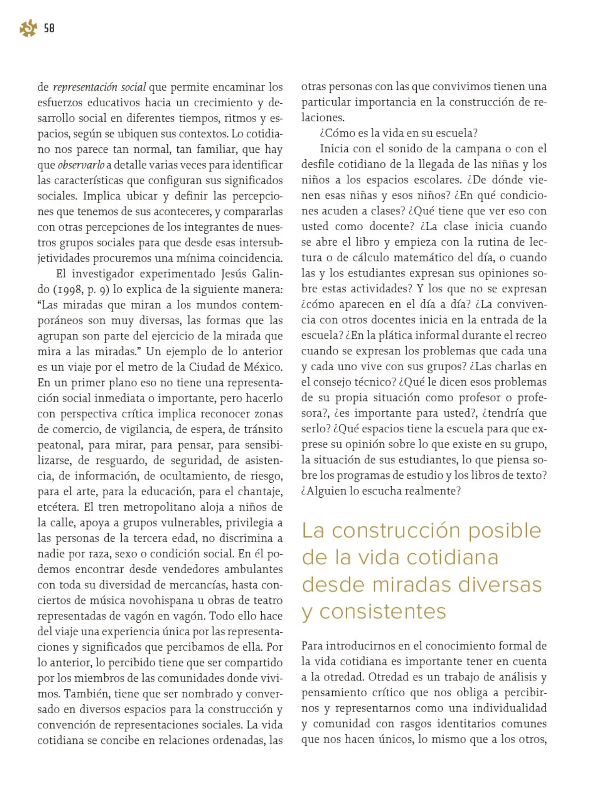 Miniatura página 59 de Un libro sin recetas, para la maestra y el maestro. Fase 4  Libro de Educación Primaria Grado 3°, 4°  Ciclo Escolar 2025 - 2026