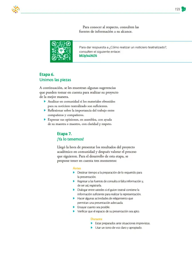 Página 160 de Colección Sk´asolil. Nuestro libro de Proyectos. Tomo III. Libro de Educación Telesecundaria Grado 2° Ciclo Escolar 2025 - 2026