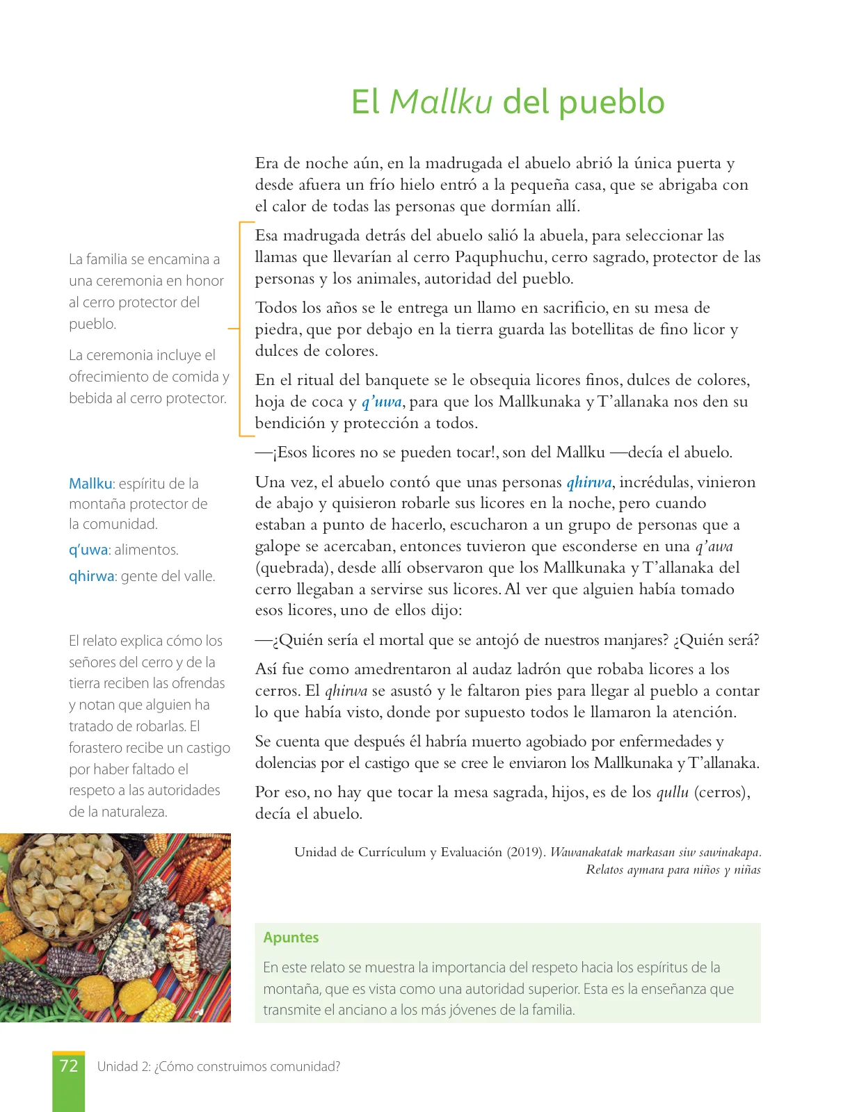 Página 74 de Libro de Lengua y Literatura – Séptimo Básico | Texto del Estudiante MINEDUC – Descargar PDF · 2024