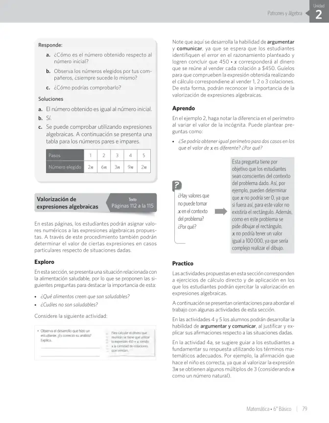 Página 161 de Matemática – Sexto Básico | Texto del Estudiante MINEDUC – Descargar PDF · 2024