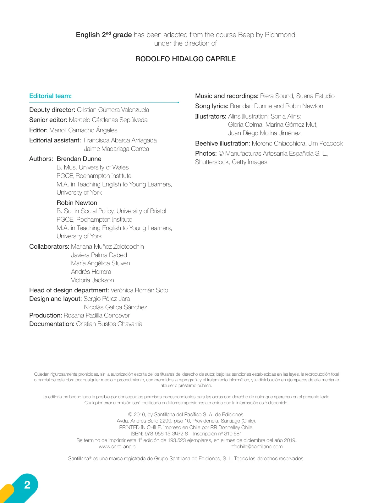 Página 4 de Inglés – Segundo Básico | Texto del Estudiante MINEDUC – Descargar PDF · 2024