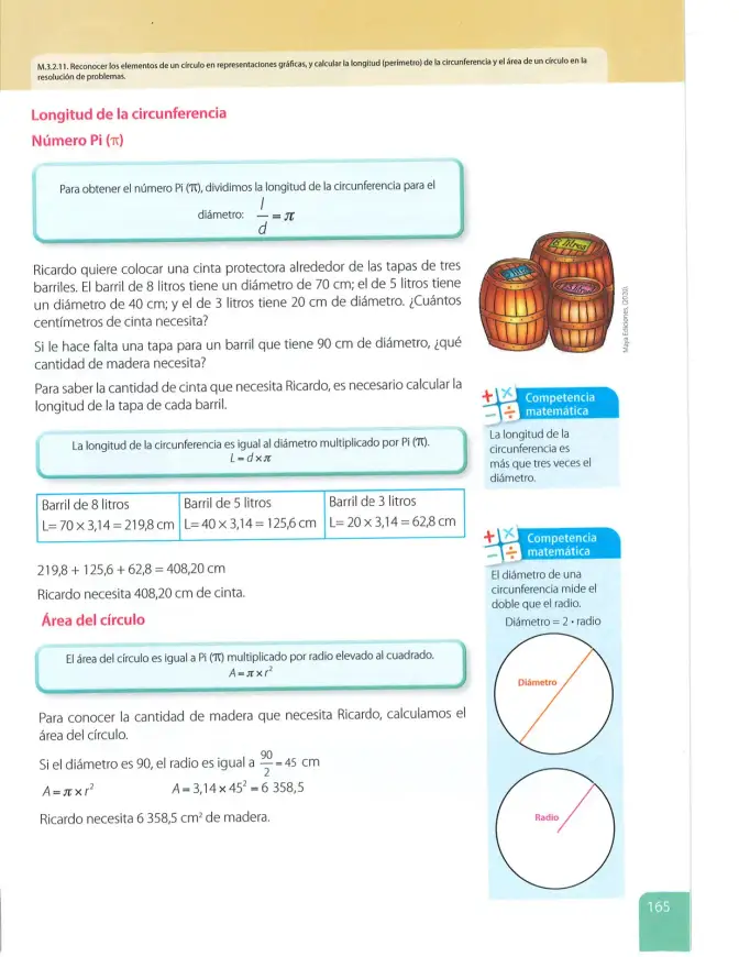 Página 166 de Matematica 7° · 2025