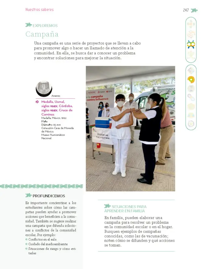 Página 248 de Nuestros saberes: Libro para alumnos, maestros y familia. Libro de Educación Primaria Grado 6° Ciclo Escolar 2025 - 2026
