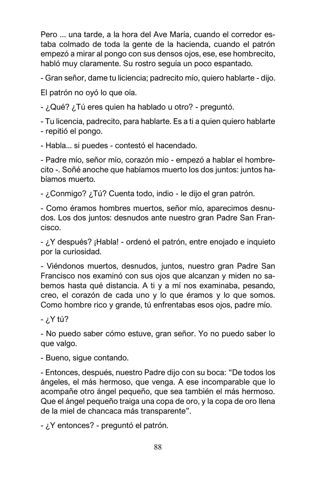 Página 88 de Arguedas, entre el fuego y el amor : textos seleccionados para estudiantes de Educación Básica · 2021