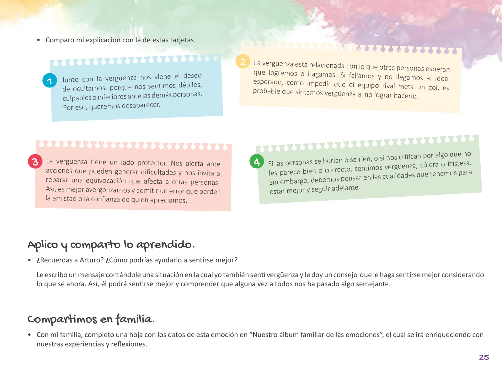 Miniatura página 27 de Cuadernillo de Tutoría 4 : cuarto grado de Educación Primaria · 2021