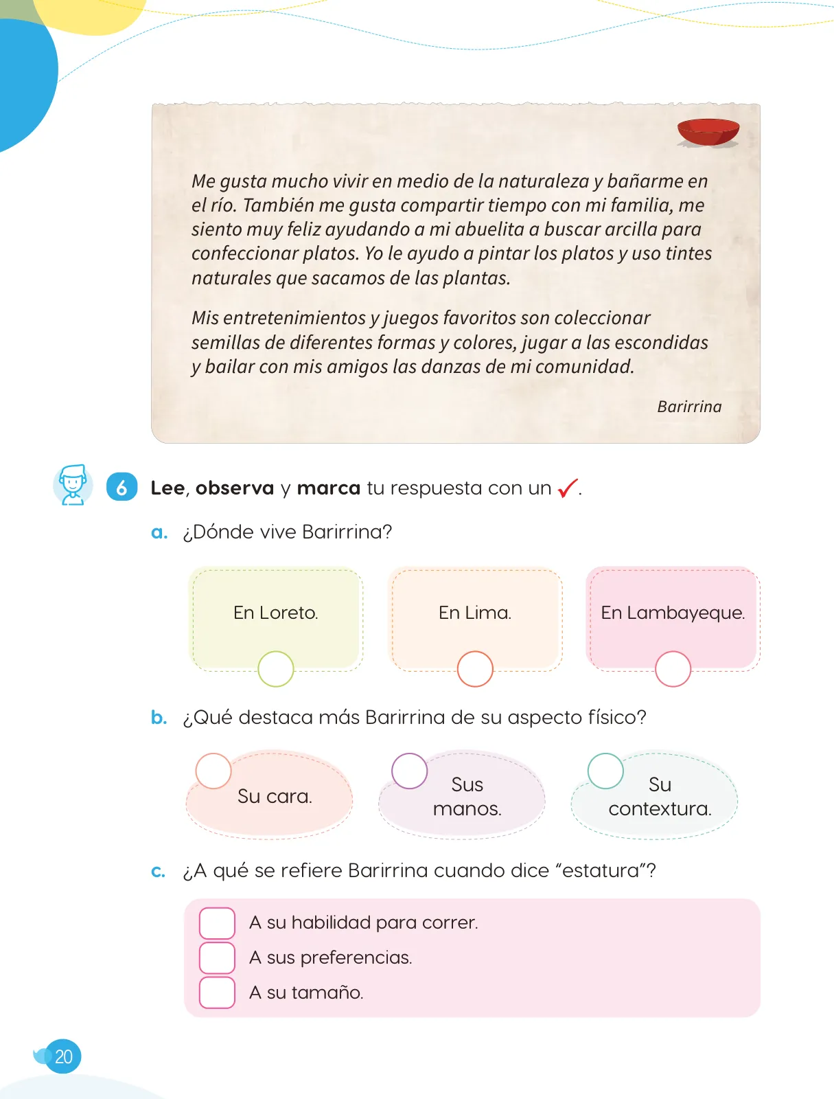 Miniatura página 22 de Cuadernillo de Comunicación 3. Tercer grado de Primaria · 2024