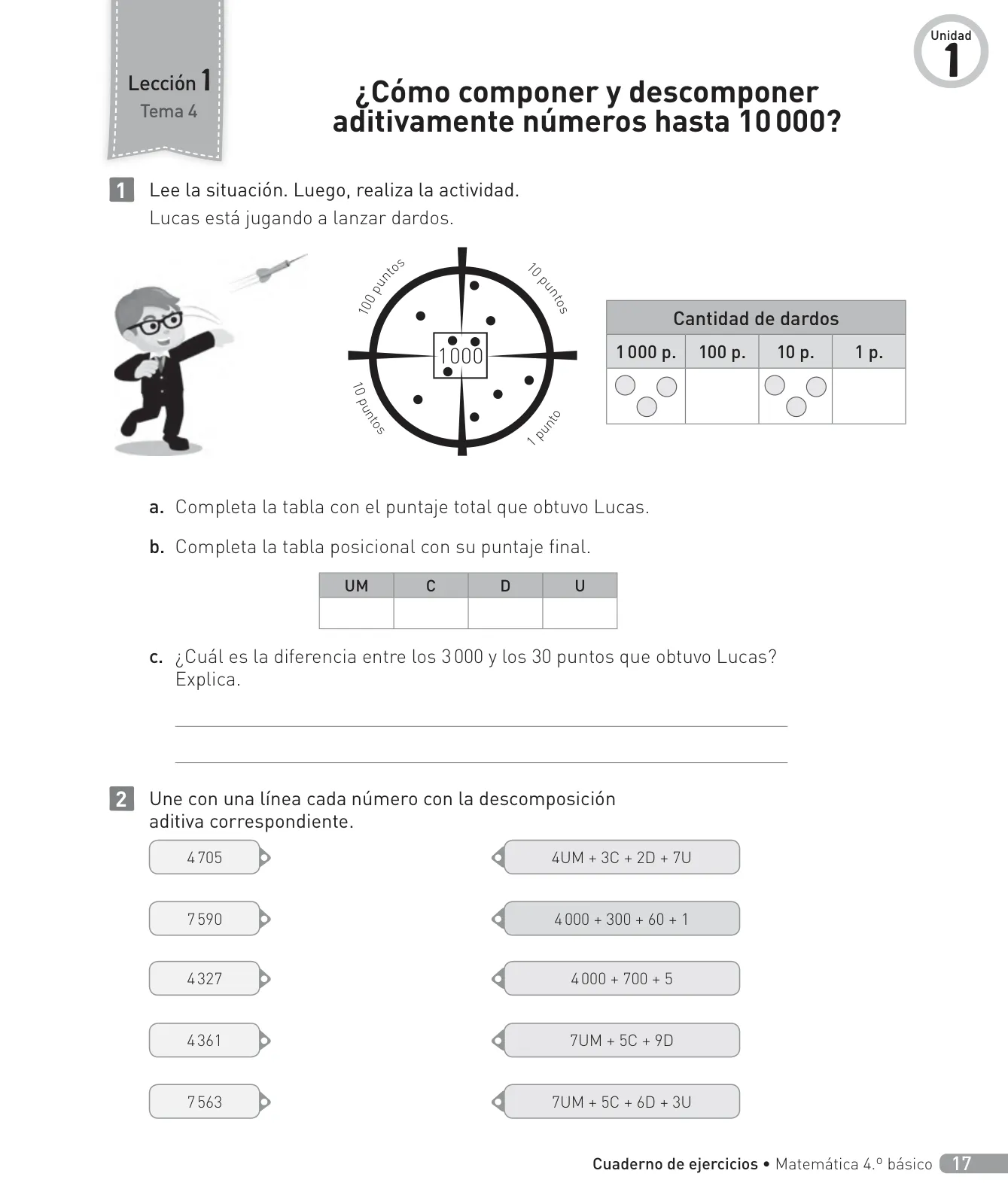 Miniatura página 18 de Matemática – Cuarto Básico | Texto del Estudiante MINEDUC – Descargar PDF · 2024