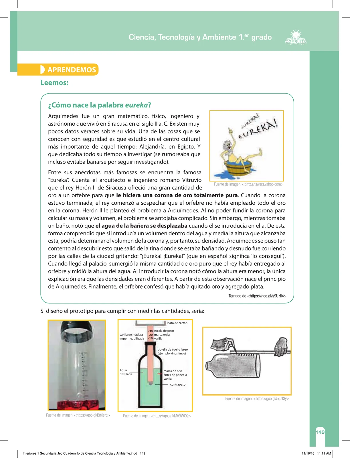 Miniatura página 149 de Ciencia, Tecnología y Ambiente 1. Cuaderno de reforzamiento pedagógico - JEC · 2016