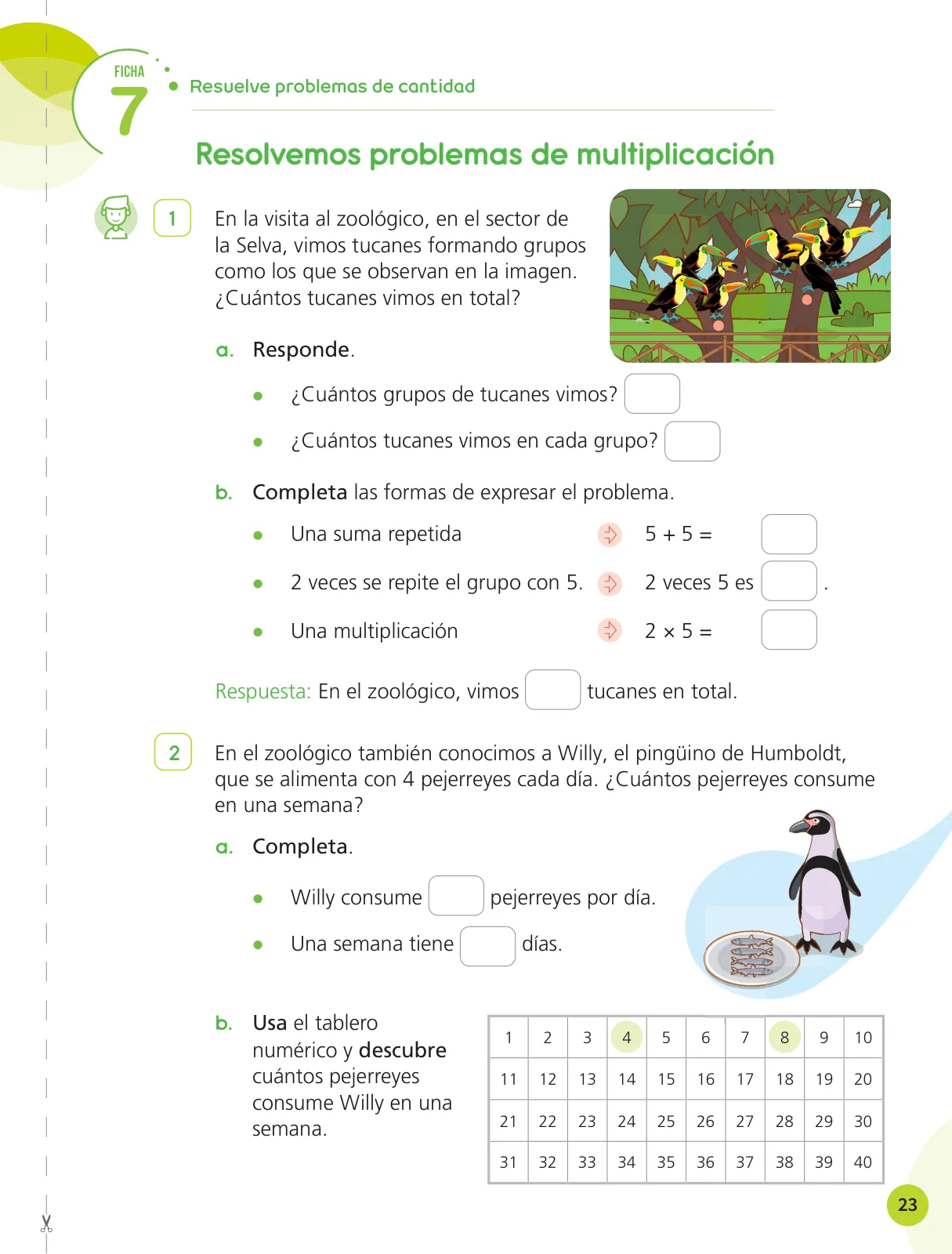 Miniatura página 25 de Cuadernillo de Matemática 4, cuarto grado de Primaria · 2023