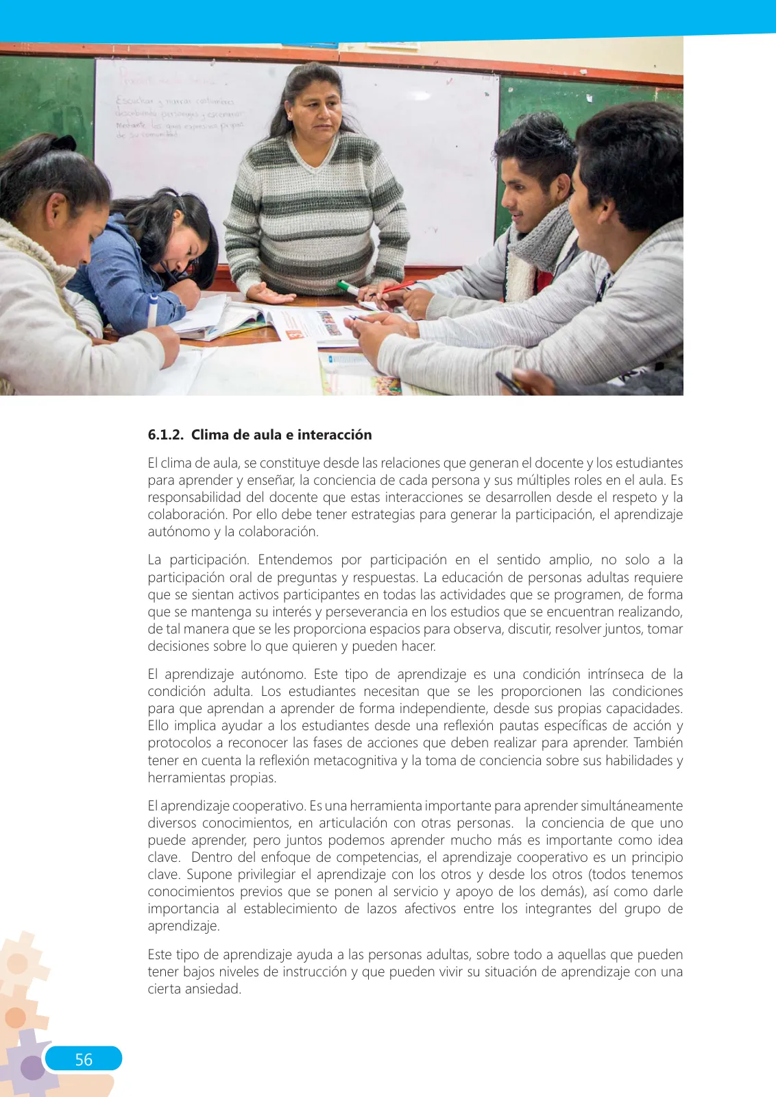 Miniatura página 56 de Guía para el docente sobre el uso del material educativo, Quechua Chanka. Ciclos Inicial e Intermedio, área de Comunicación · 2020