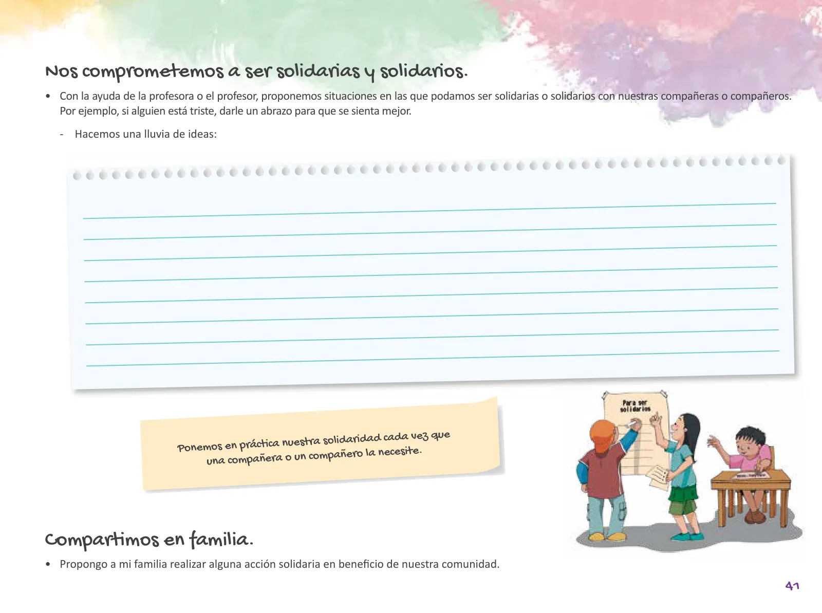Miniatura página 43 de Cuadernillo de Tutoría 6 : sexto grado de Educación Primaria · 2021