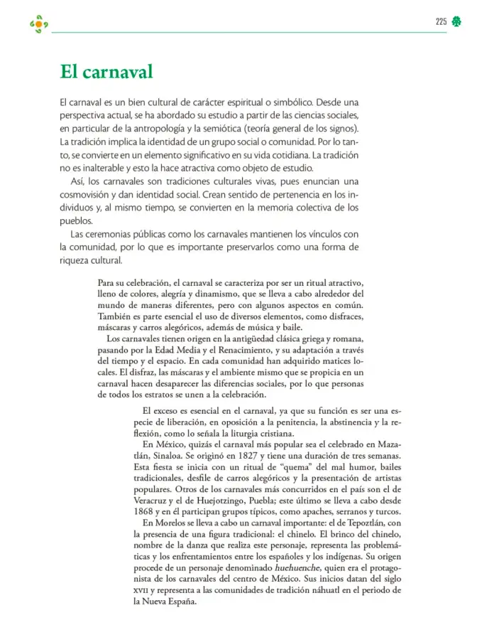 Página 226 de Colección Nanahuatzin. Lenguajes. Libro de Educación Telesecundaria Grado 3° Ciclo Escolar 2025 - 2026