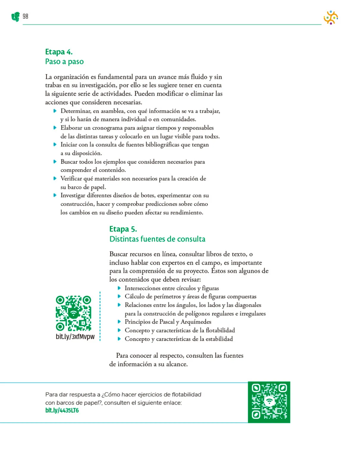 Miniatura página 99 de Colección Sk´asolil. Nuestro libro de Proyectos.  Tomo II.  Libro de Educación Telesecundaria Grado 2°  Ciclo Escolar 2025 - 2026