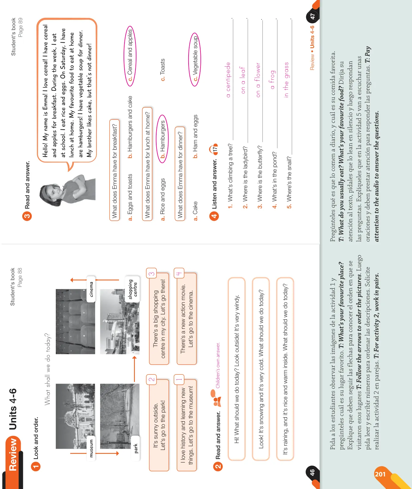 Página 65 de Inglés – Cuarto Básico | Texto del Estudiante MINEDUC – Descargar PDF · 2024
