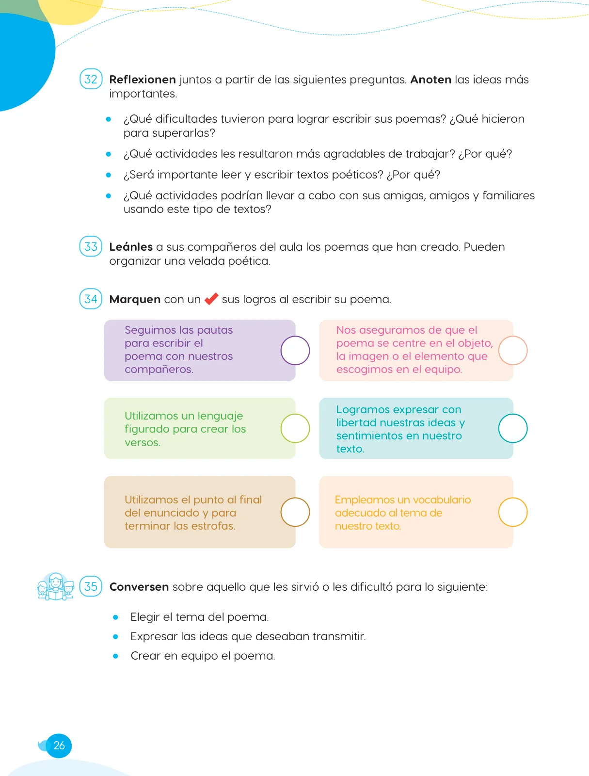 Página 28 de Cuadernillo de Comunicación 5, quinto grado de Primaria · 2023