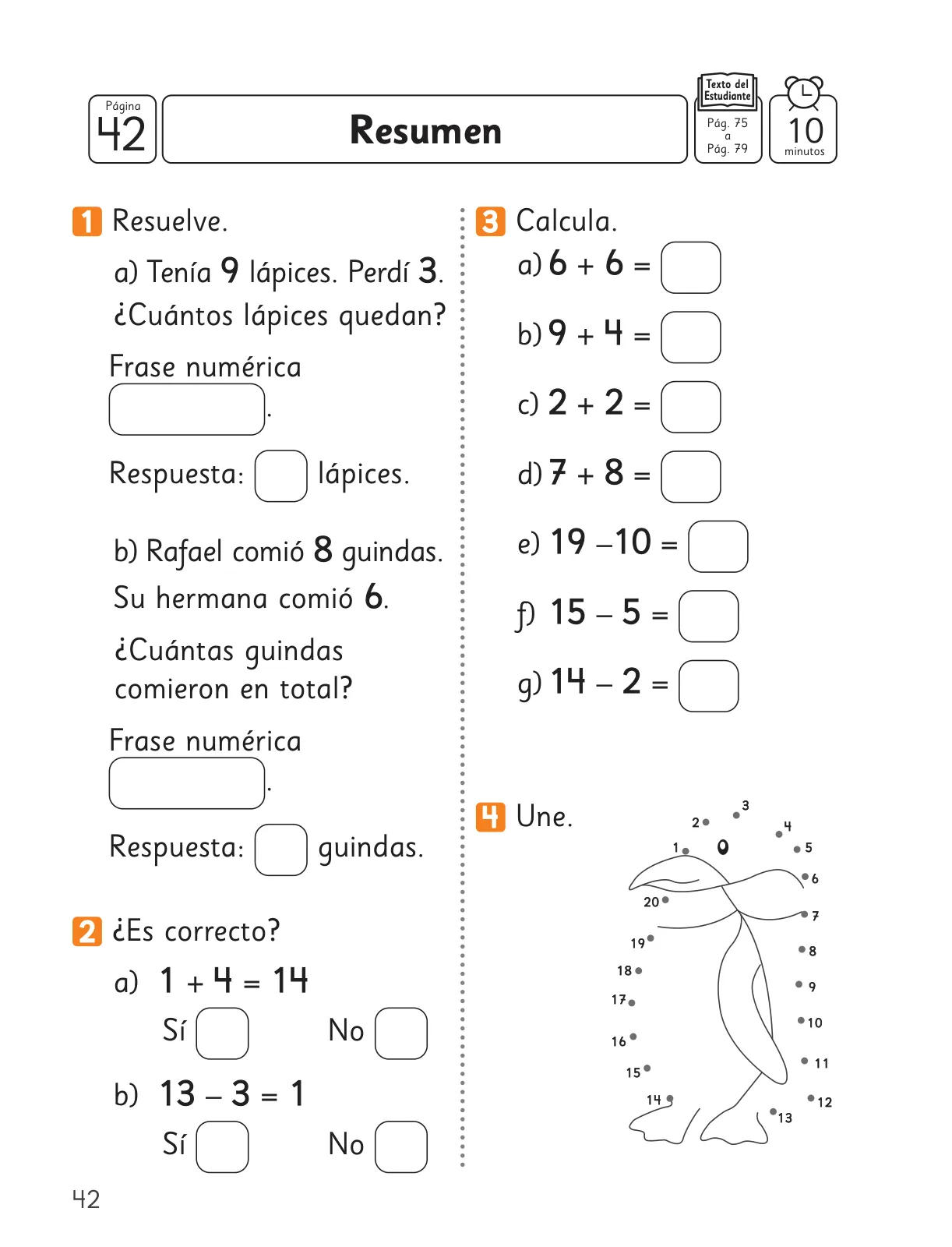 Página 44 de Sumo Primero – Primero Básico | Texto del Estudiante (MINEDUC) – Descargar PDF · 2024