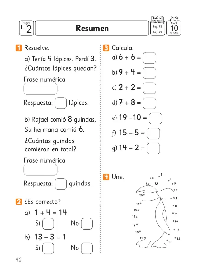 Página 44 de Sumo Primero – Primero Básico | Texto del Estudiante (MINEDUC) – Descargar PDF · 2024