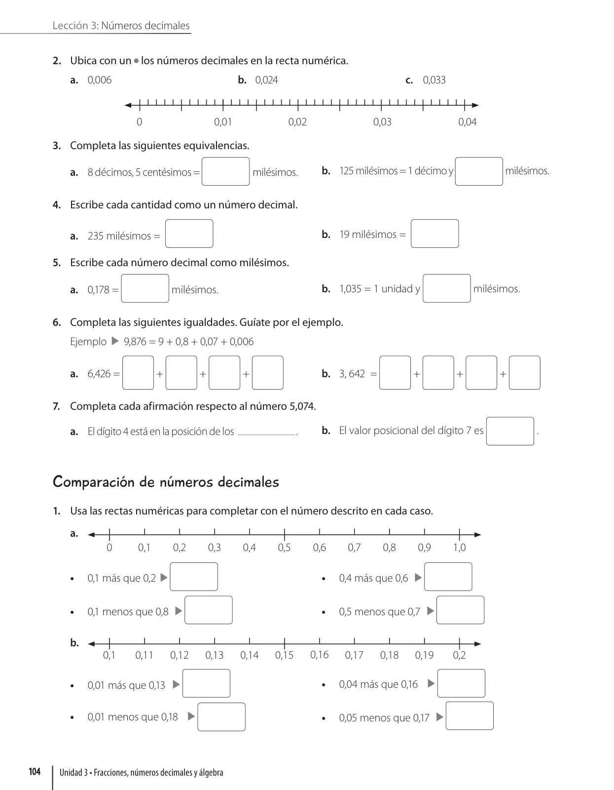 Miniatura página 106 de Matemática – Quinto Básico | Texto del Estudiante MINEDUC – Descargar PDF · 2024