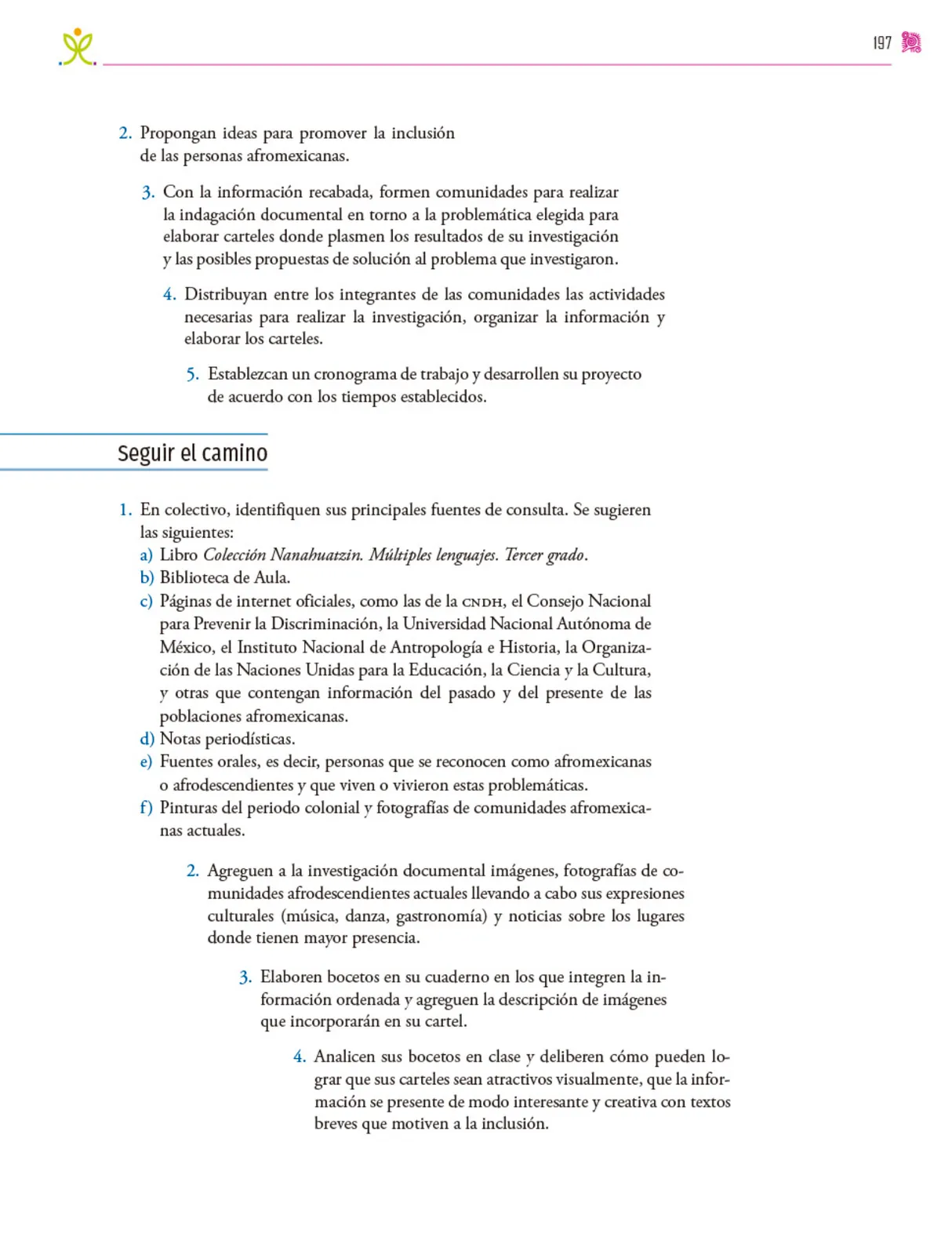 Miniatura página 198 de Colección Nanahuatzin. Nuestro libro de proyectos.   Libro de Educación Secundaria Grado 3°  Ciclo Escolar 2025 - 2026