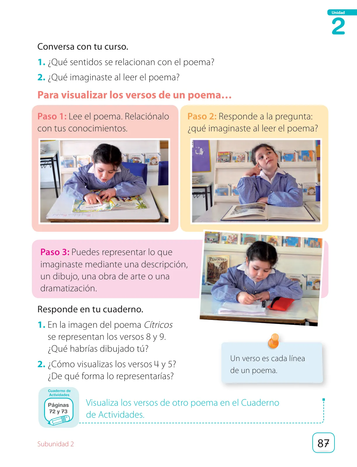 Página 89 de Lenguaje y Comunicación – Segundo Básico – Texto del Estudiante MINEDUC – Descargar PDF · 2024