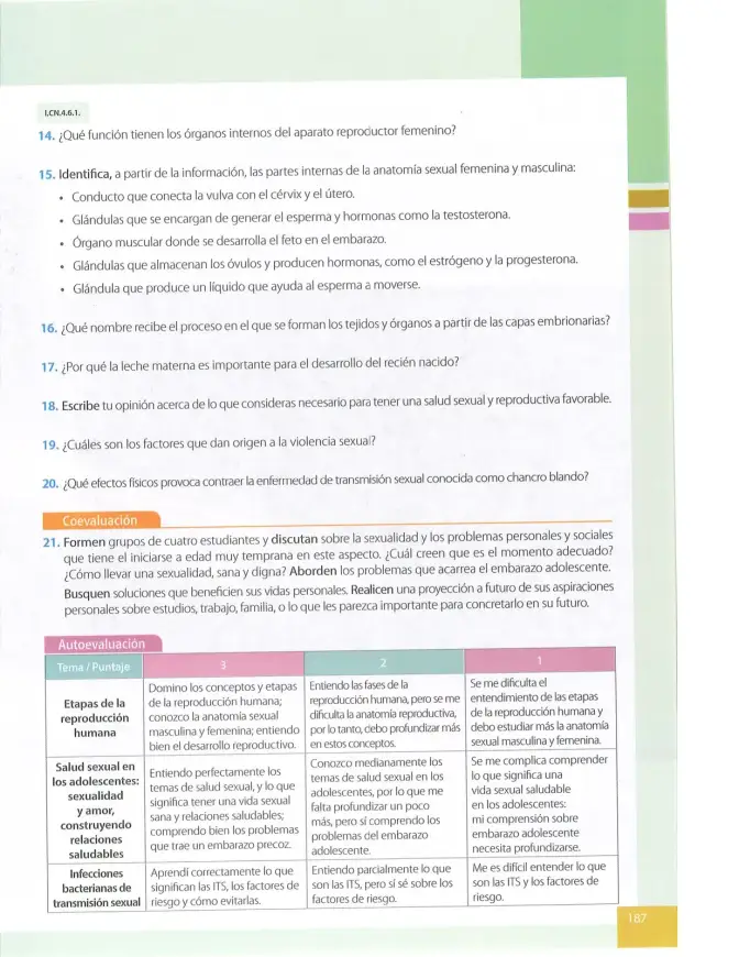 Página 186 de Ciencias Naturales 8° · Egb 8 Ciencias Naturales 2025 · 2025