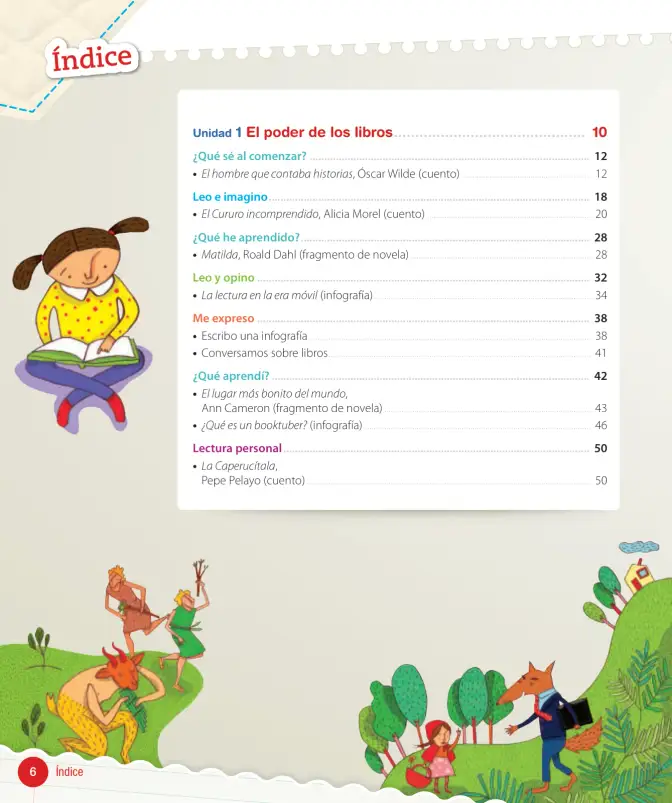 Página 8 de Lenguaje y Comunicación – Cuarto Básico | Texto del Estudiante MINEDUC – Descargar PDF · 2024