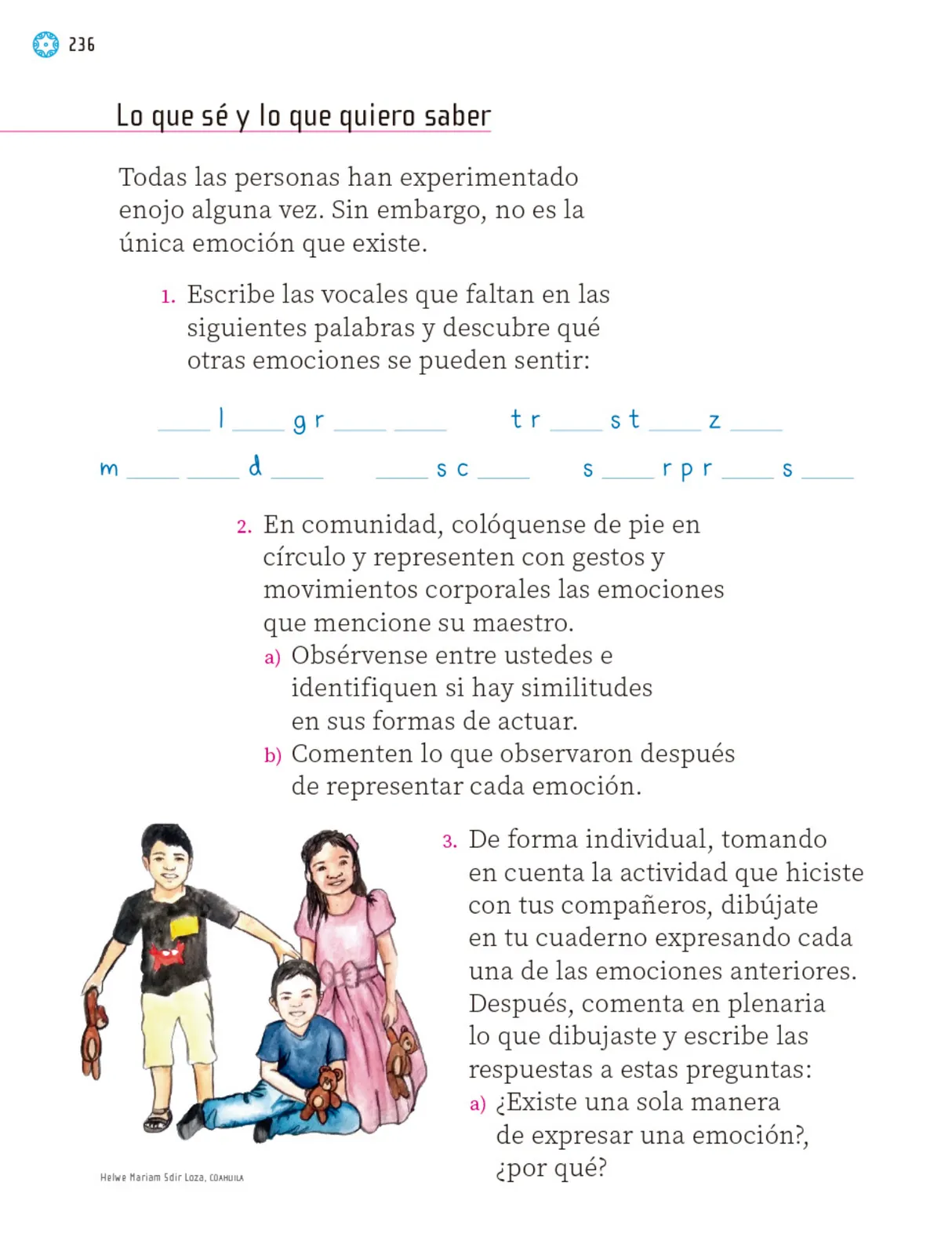 Miniatura página 237 de Proyectos Escolares.   Libro de Educación Primaria Grado 1°  Ciclo Escolar 2025 - 2026