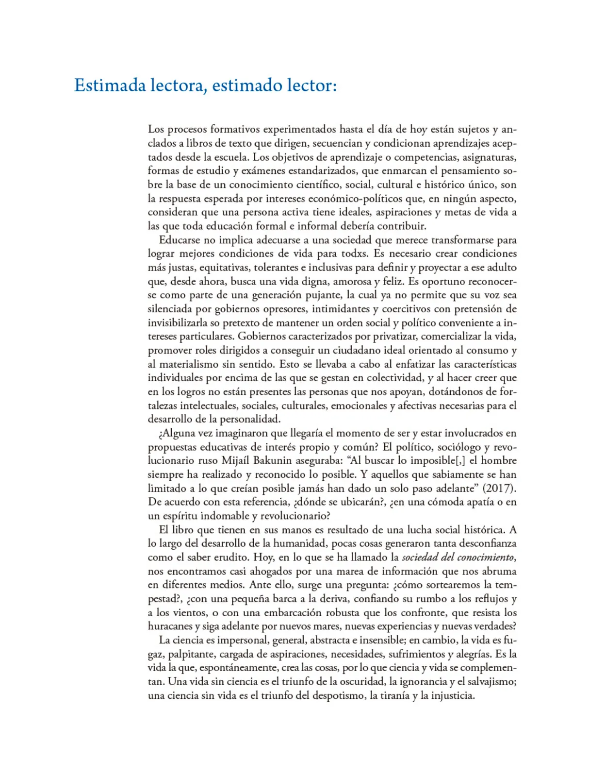 Miniatura página 7 de Colección Nanahuatzin. Saberes y pensamiento científico.   Libro de Educación Secundaria Grado 3°  Ciclo Escolar 2025 - 2026