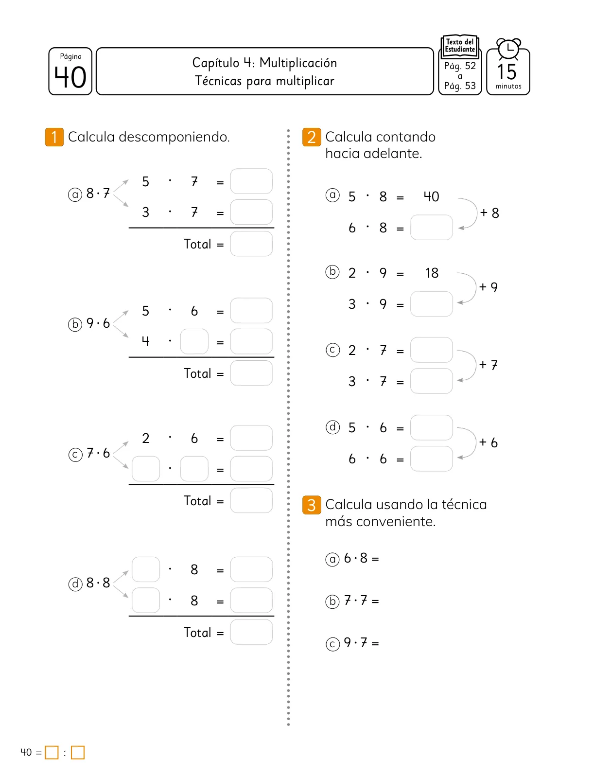 Página 42 de Sumo Primero – Cuarto Básico | Texto del Estudiante MINEDUC – Descargar PDF · 2024