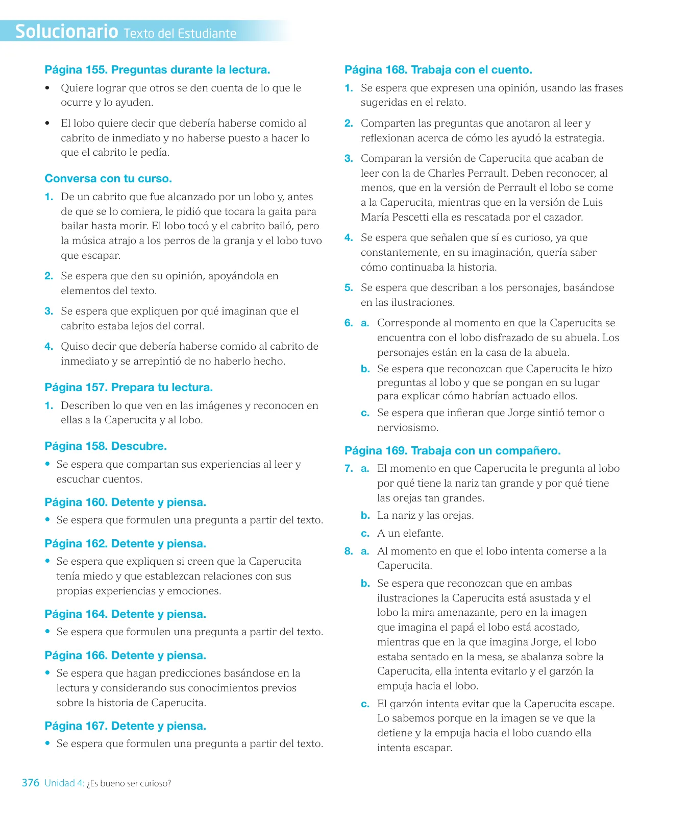Página 168 de Lenguaje y Comunicación – Segundo Básico – Texto del Estudiante MINEDUC – Descargar PDF · 2024